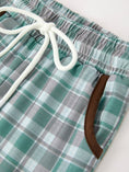 Load image into Gallery viewer, Plaid Moose Smocked Boys Short Sleeve Pant Set
