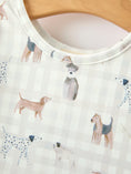 Load image into Gallery viewer, Fall Plaid Dog Print Girls Long Sleeve Twirl Dress
