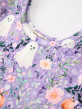 Load image into Gallery viewer, Halloween Ghost Pumpkin Girls Long Sleeve Twirl Dress
