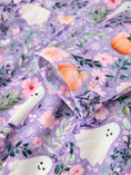 Load image into Gallery viewer, Halloween Ghost Pumpkin Girls Long Sleeve Twirl Dress
