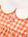 Load image into Gallery viewer, Thanksgiving Halloween Pumpkin Puff Sleeve Girls Bloomer Set
