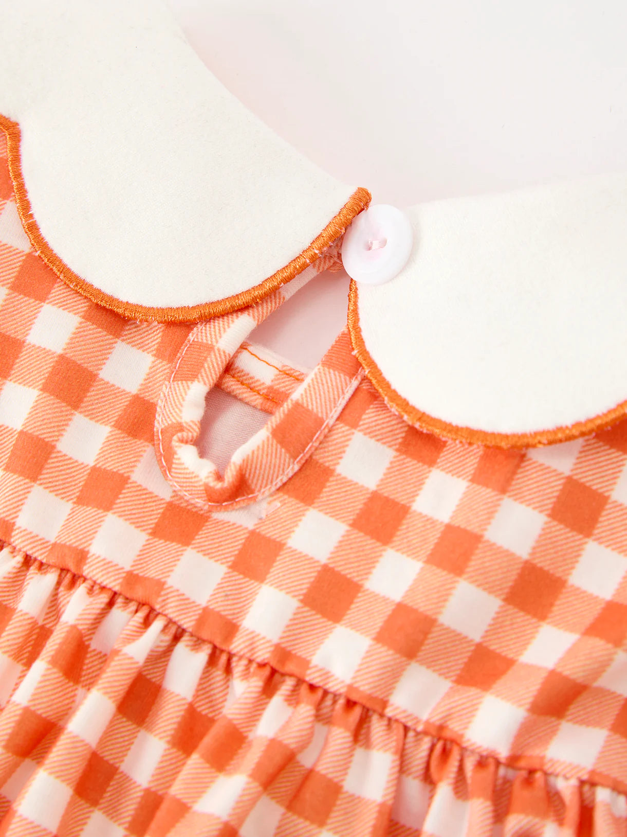 Thanksgiving Halloween Pumpkin Puff Sleeve Girls Bloomer Set