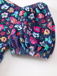 Load image into Gallery viewer, Fall Vintage Wildflower Puff Sleeve Girls Dress
