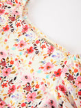 Load image into Gallery viewer, Fall Vintage Floral Puff Sleeve Girls Dress
