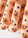 Load image into Gallery viewer, Halloween Pumpkin Girls Long Sleeve Dress
