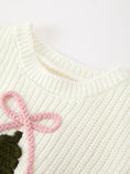 Load image into Gallery viewer, Winter Christmas Tree Girls Knit Romper Bow Long Sleeve
