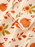 Load image into Gallery viewer, Fall Pumpkin Floral Girls Twirl Dress Long Sleeve
