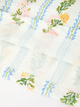 Load image into Gallery viewer, Fall Smocked Floral & Stripe Baby Girl Dress with Scallop Collar
