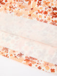 Load image into Gallery viewer, Fall Rust Floral Baby Girls Dress Smocked Petal Collar
