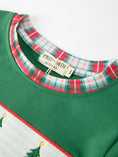 Load image into Gallery viewer, Christmas Tree Plaid Boys Set Long Sleeve Top Pants
