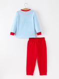 Load image into Gallery viewer, Christmas Santa Smocked Embroidered Boys Pant Set
