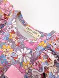 Load image into Gallery viewer, Fall Vintage Floral Print Girls Long Sleeve Romper
