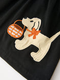 Load image into Gallery viewer, Girls Halloween Dog Pumpkin Black Bloomers Set
