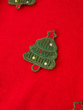 Load image into Gallery viewer, Baby Girls Christmas Red Knit Tree Appliqué Romper
