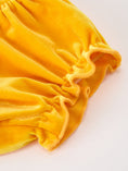 Load image into Gallery viewer, Floral Baby Girl Outfit Set Yellow Velvet Collar Bow Bloomers

