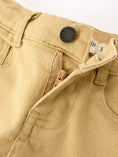 Load image into Gallery viewer, Girls Solid Cargo Leggings Side Bow Pocket Wide Leg Pants
