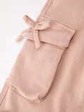 Load image into Gallery viewer, Girls Solid Cargo Leggings Side Bow Pocket Wide Leg Pants
