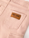 Load image into Gallery viewer, Girls Solid Cargo Leggings Side Bow Pocket Wide Leg Pants
