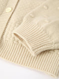 Load image into Gallery viewer, Christmas Tree Knit Cardigan Kids Holiday Sweater Button Front
