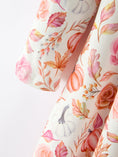 Load image into Gallery viewer, Thanksgiving Pumpkin Floral Girls Twirl Dress
