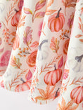 Load image into Gallery viewer, Thanksgiving Pumpkin Floral Girls Twirl Dress
