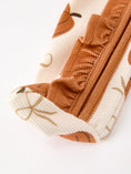 Load image into Gallery viewer, Fall Thanksgiving Pumpkin Ruffle Zip Sleeper Waffle Jumpsuit
