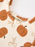 Load image into Gallery viewer, Girls Thanksgiving Pumpkin Bow Dress
