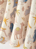 Load image into Gallery viewer, Christmas Girls Nativity Print Twirl Long Sleeve Dress
