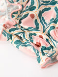 Load image into Gallery viewer, Fall Geometric Floral Baby Romper Petals Collar Smocked
