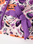Load image into Gallery viewer, Halloween Pumpkin Ghost Print Girls Pajama Set
