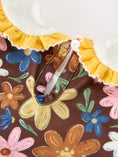 Load image into Gallery viewer, Fall Retro Floral Baby Girls Bubble Romper
