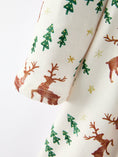 Load image into Gallery viewer, Christmas Girls Deer & Pine Tree Holiday Twirl Dress
