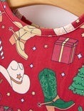 Load image into Gallery viewer, Girls Christmas Wreaths Twirl Long Sleeve Festive Dress

