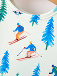 Load image into Gallery viewer, Christmas Girls Winter Ski & Pine Tree Print Twirl Dress
