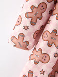 Load image into Gallery viewer, Christmas Girls Gingerbread Print Twirl Long Sleeve Dress
