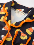 Load image into Gallery viewer, Halloween Candy Corn Mommy and Me Pajama Set Matching Lounge Set
