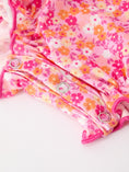 Load image into Gallery viewer, Girls Halloween & Thanksgiving Floral Smocked Bubble Romper
