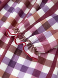 Load image into Gallery viewer, Fall Plaid Petals Collar Girls Dress
