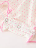 Load image into Gallery viewer, Christmas Smocked Baby Girl Bubble Romper Embroidered Ruffle Collar
