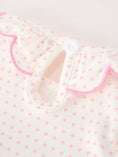 Load image into Gallery viewer, Christmas Smocked Baby Girl Bubble Romper Embroidered Ruffle Collar
