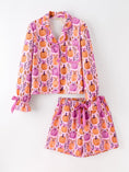 Load image into Gallery viewer, Mommy & me Halloween Pumpkin Pajama Set
