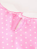 Load image into Gallery viewer, Christmas Baby Girls Santa Bow Peter Pan Collar Romper
