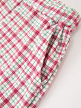 Load image into Gallery viewer, Fall Pumpkin Boys Outfit Set Red Tee Plaid Shorts Set
