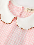 Load image into Gallery viewer, Christmas Girls Gingerbread Peter Pan Collar Dress
