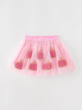 Load image into Gallery viewer, Fall Girls Pink Pumpkin Appliqué Tulle Skirt
