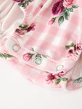 Load image into Gallery viewer, Fall Baby Girls Vintage Smocked Floral Romper
