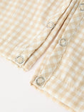 Load image into Gallery viewer, Goose Embroidered Beige Plaid Baby Boys Jonjon
