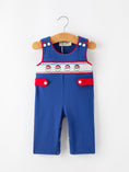 Load image into Gallery viewer, Christmas Santa Baby Boys Smocked Jon Jon
