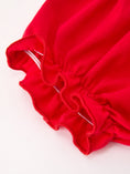 Load image into Gallery viewer, Christmas Girls Candy Cane Embroidered Top & Red Bloomer Set
