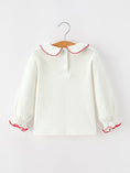 Load image into Gallery viewer, Girls Christmas Tree Embroidered Cotton Top & Corduroy Romper Set
